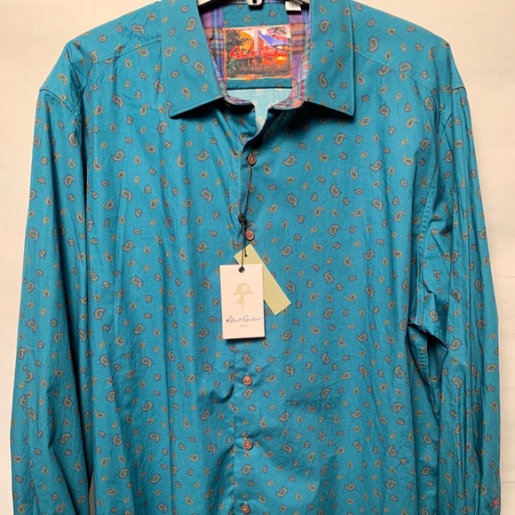 🆕 ROBERT GRAHAM shirt top button down XL - Picture 2 of 8